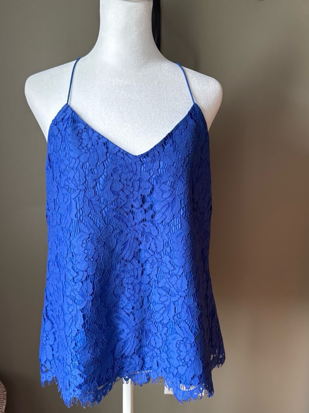 Blue Lace Camisole Top - Brand